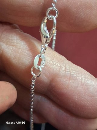 Collana e ciondolo in argento 925