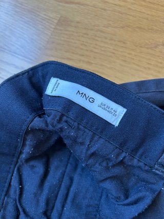 Pantalones Chinos Mango Talla S Azul Hombre