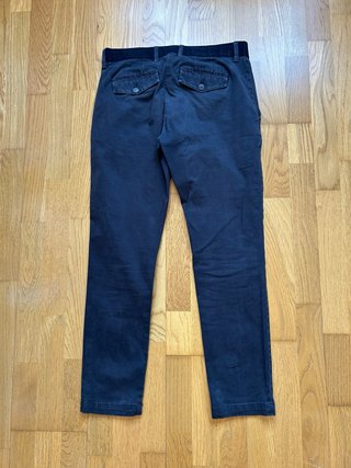 Pantalones Chinos Mango Talla S Azul Hombre