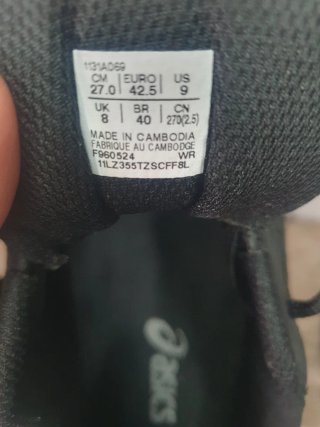 Zapatillas Asics Negras