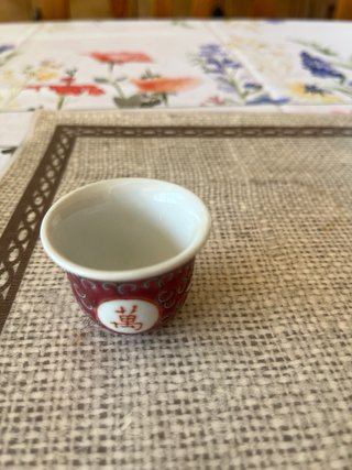 Vaso de chupito chino porcelana