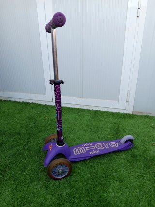 Patinete Mini Micro Morado 3 Ruedas