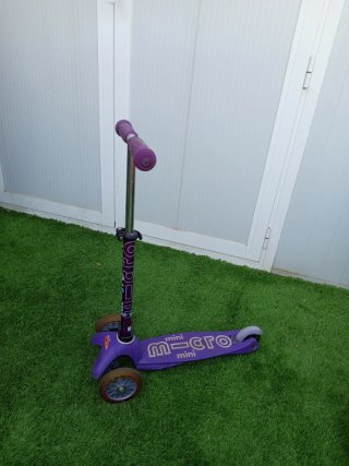 Patinete Mini Micro Morado 3 Ruedas