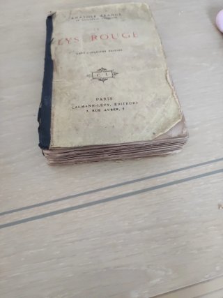 Libro en Francés de Anatole France del año 1924