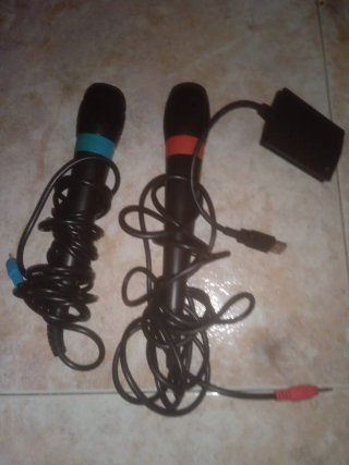Micrófonos para PS2 singstar