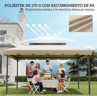 Recambio toldo cenador beige