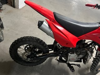 Moto Campo Enduro/Motocross Roja