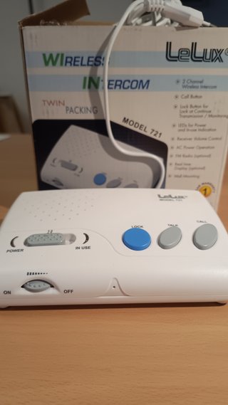 Intercomunicador LeLux Inalámbrico Modelo 721