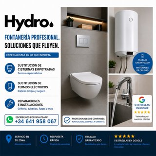 Servicios de fontanería. Fontaneros.