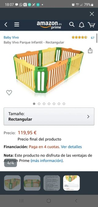 Parque infantil Baby Vivo