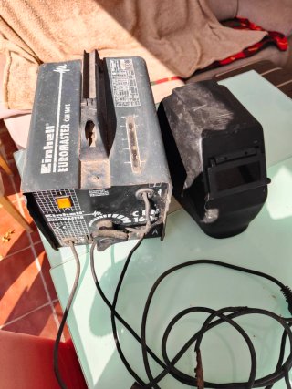 Soldadora Einhell Euromaster CEN 160 E + careta