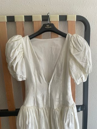 Vestido de boda con velo