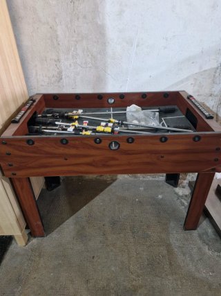 Futbolín de madera para niñ@s
