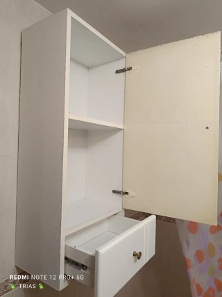 Mueble de baño colgante blanco
