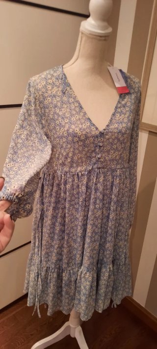Vestido estampado floral Lefties
