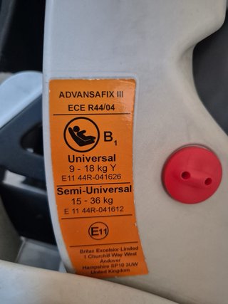 Silla niño para coche Britax Römer ISOFIX