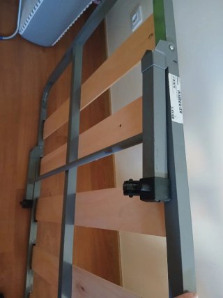 Somier láminas patas metálicas ruedas