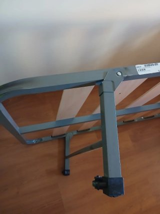 Somier láminas patas metálicas ruedas