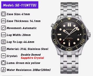 Reloj Phylida NTTD Automático PT5000