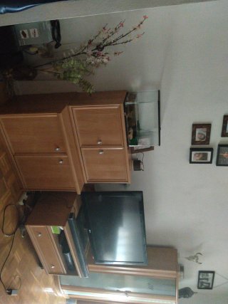 Mueble salón apilable + 2 baldas