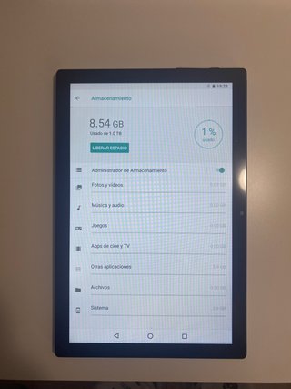 Tablet Android Gris