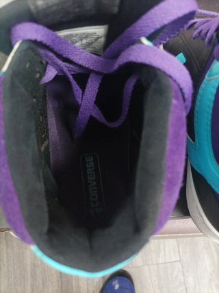 Converse Weapon 86 Zapatillas Negras Moradas