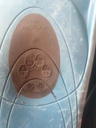 Aletas de natación Nabaiji azules 34/35