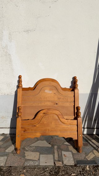 Estructura Cama Madera 90cm