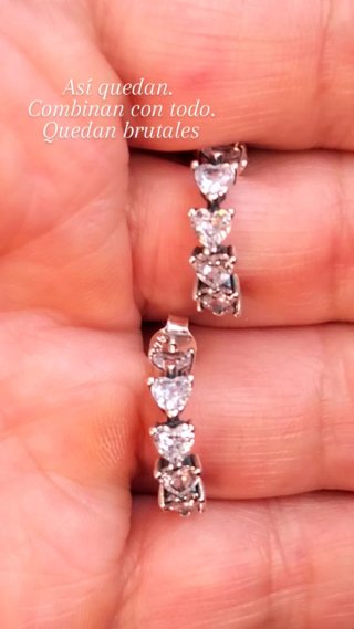 NUEVO | Pendientes Plata 925 Corazón Blanco