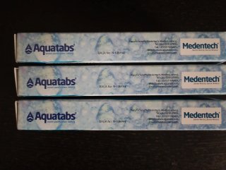 Lote pastillas potabilizadoras kit emergencia