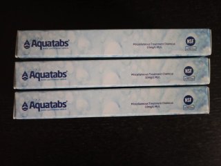 Lote pastillas potabilizadoras kit emergencia