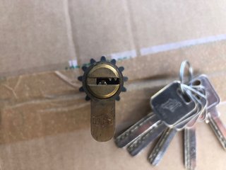Cilindro seguridad puerta + llaves