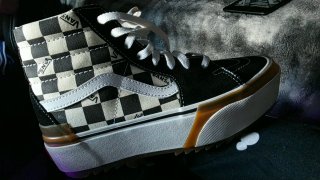 Vans Deportivas Plataforma Checkerboard