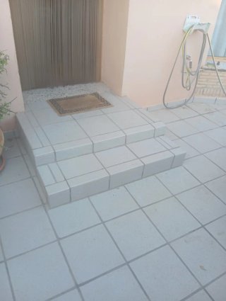 Rampa de madera para acceso