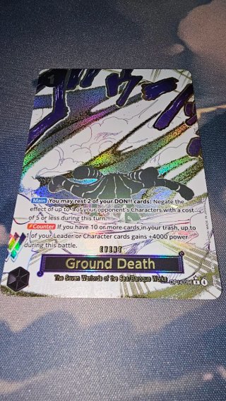Carta One Piece TCG Ground Death OP14-096