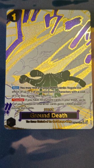 Carta One Piece TCG Ground Death OP14-096