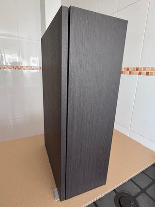 Armario de baño marrón wengue
