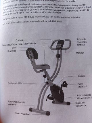 Bicicleta Estática F-Bike 350B