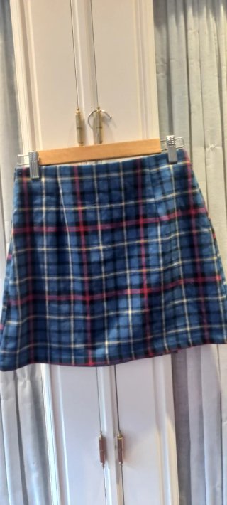 Falda mini Subdued cuadros