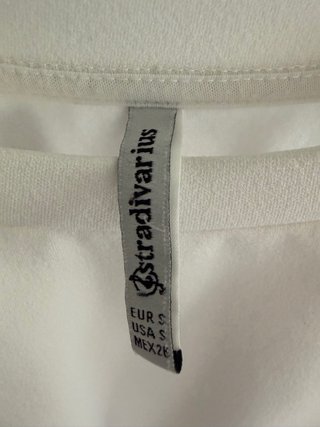 Sudadera Stradivarius Blanca Talla S