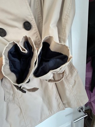 Gabardina Beige Mujer