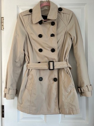 Gabardina Beige Mujer
