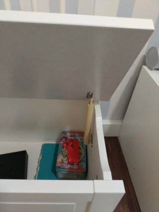 Baúl Infantil de madera blanco