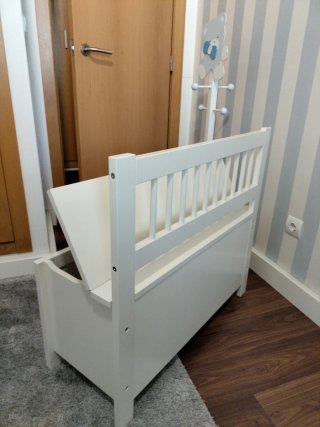 Baúl Infantil de madera blanco