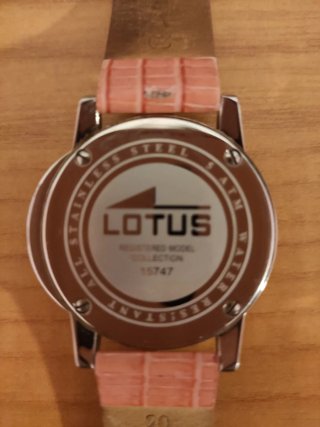Reloj Lotus Mujer Rosa y Plateado