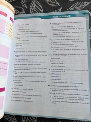 Economía 1.º Bachillerato