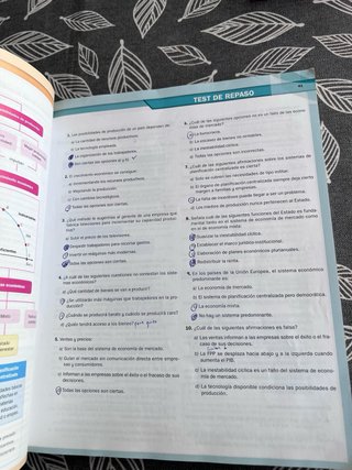 Economía 1.º Bachillerato