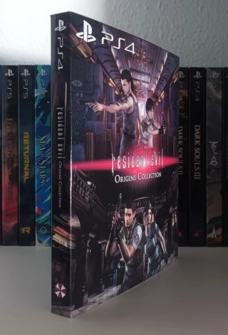 Funda Plastificada Resident Evil Origins PS4