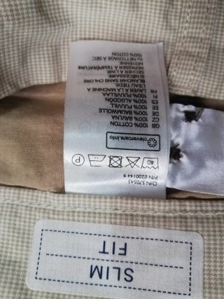 Pantalón Verano HM 100% Algodón Beige