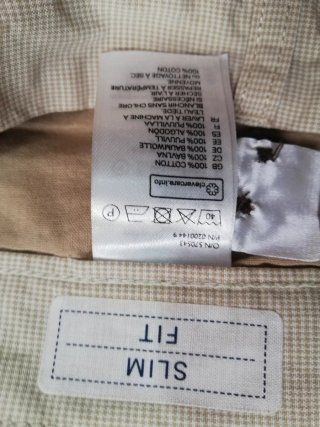 Pantalón Verano HM 100% Algodón Beige
